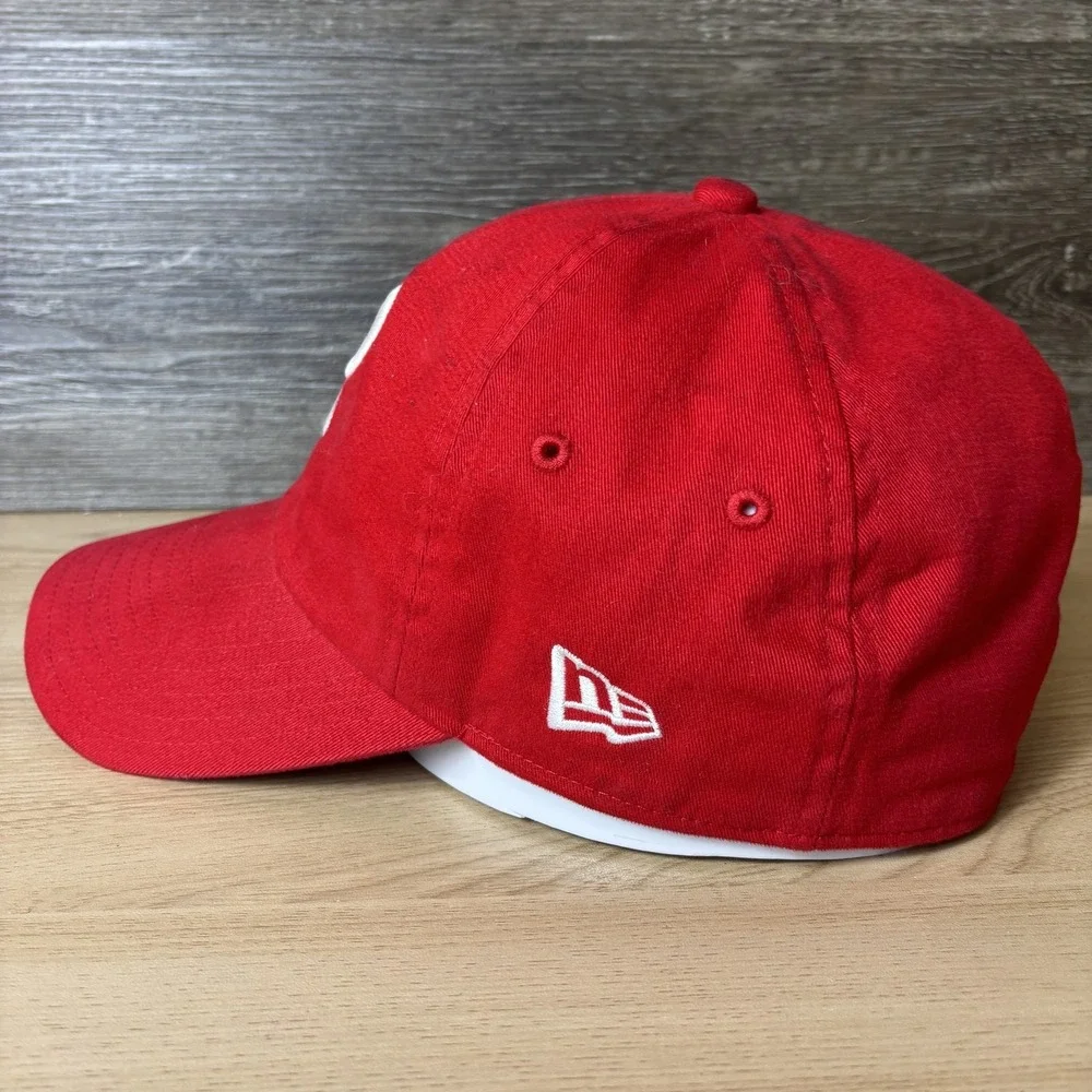 Vintage Philadelphia Phillies Hat Cap Fitted Mens 7 1/4 Red MLB Baseball New Era